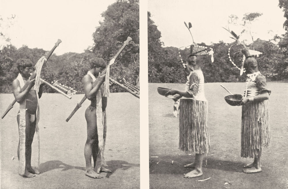 VENEZUELA.Cubeo Kobeuan Dances;Death festivals take place every 10-15 years 1900